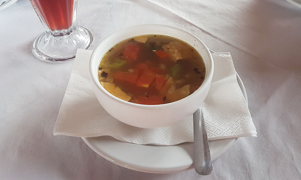 Sopa de lima / Lime-leves